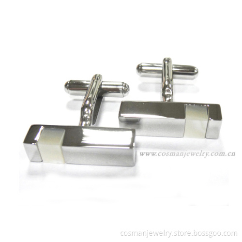 Enamel Two Tones Make Custom Cufflinks